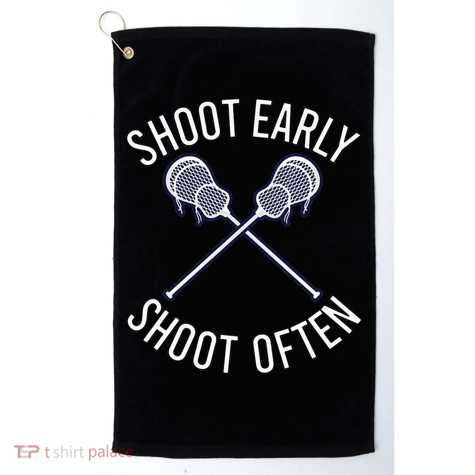 Lax Lacrosse Long Sleeve Golf Towel