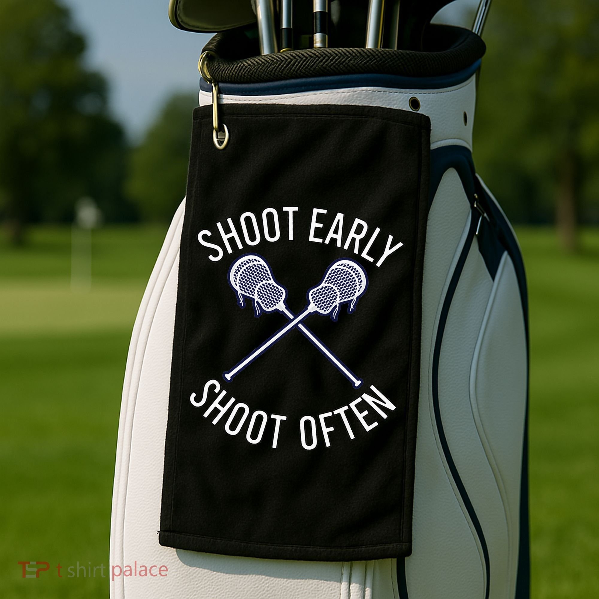 Lax Lacrosse Long Sleeve Golf Towel