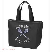 Lax Lacrosse Long Sleeve Tote Bag thumb 3