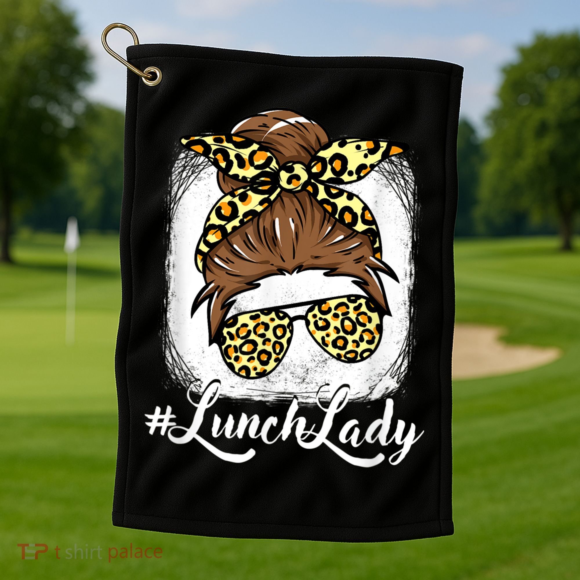 Lunch Lady Lunch Ladies Women Golf Towel