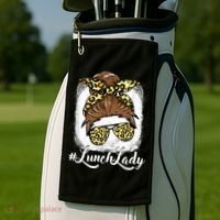 Lunch Lady Lunch Ladies Women Golf Towel thumb 2