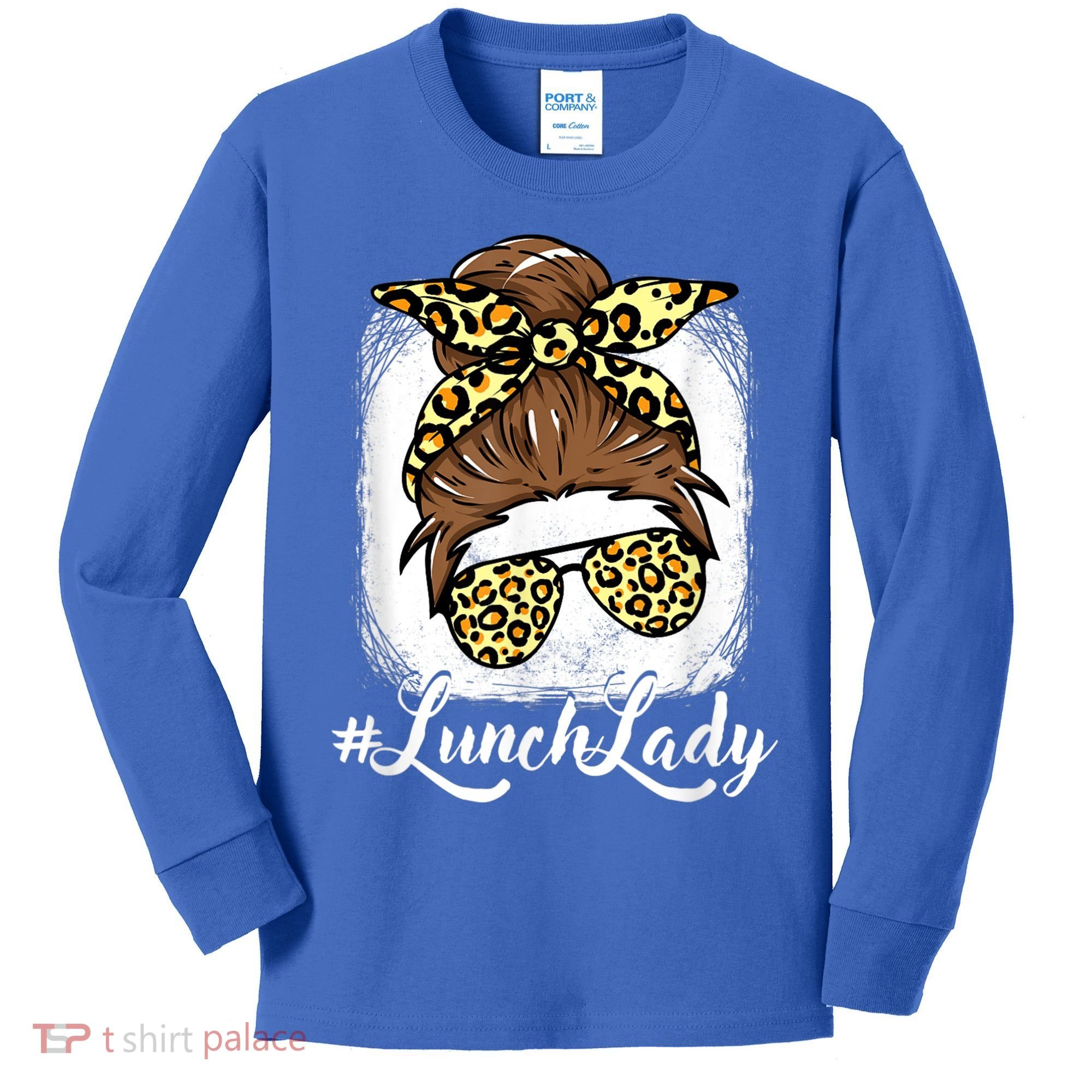 Lunch Lady Lunch Ladies Women Kids Long Sleeve Shirt