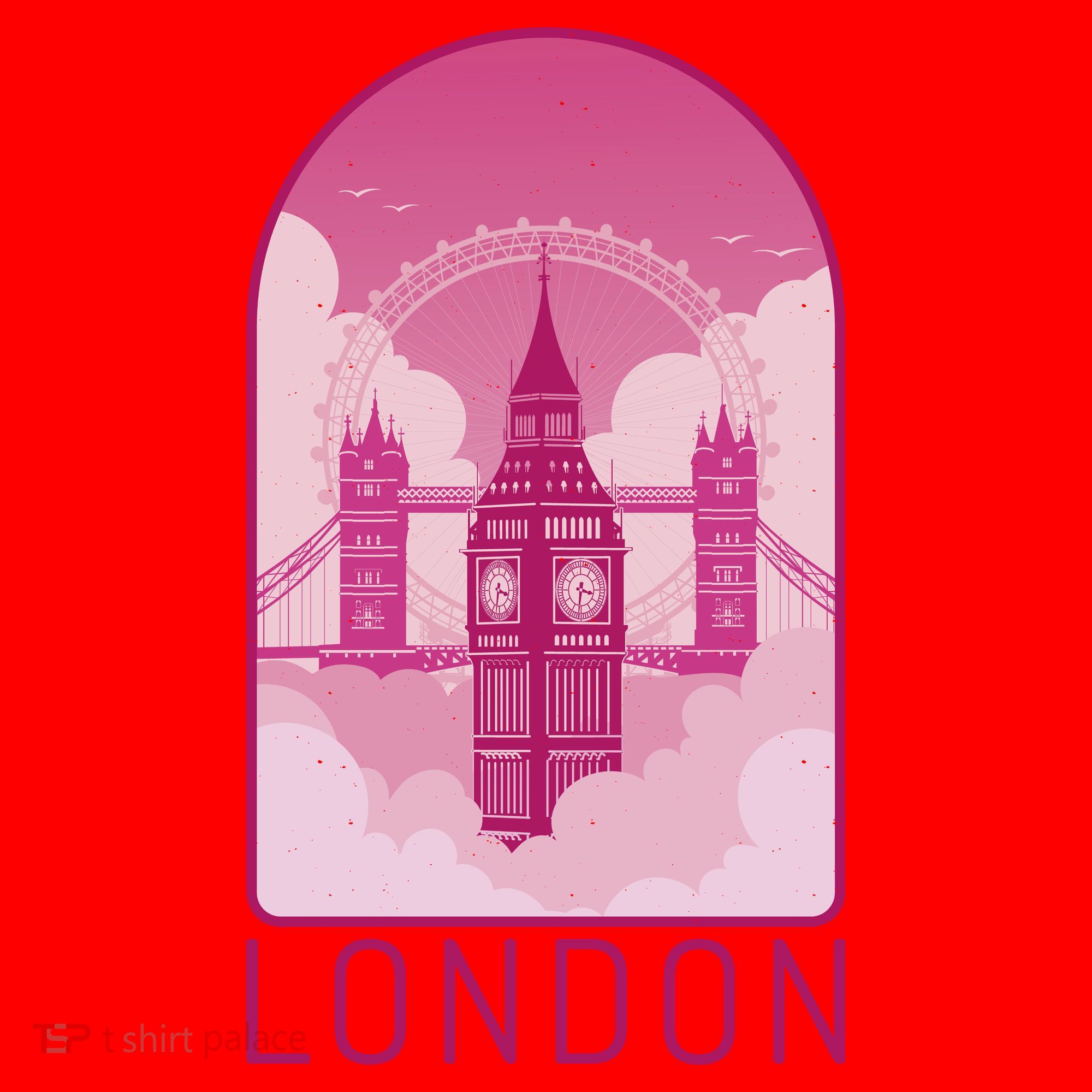 London Landmark Santa Hat