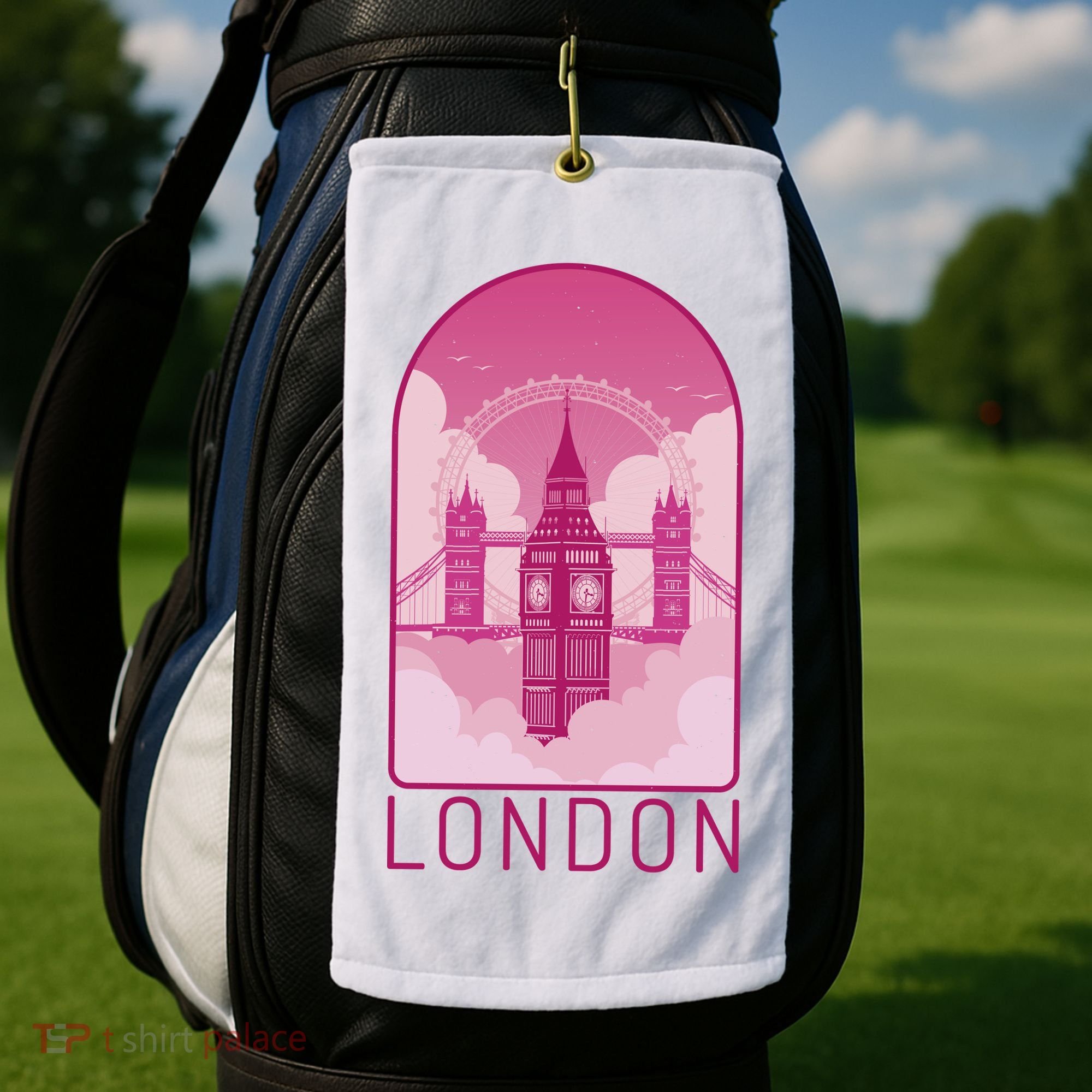 London Landmark Golf Towel