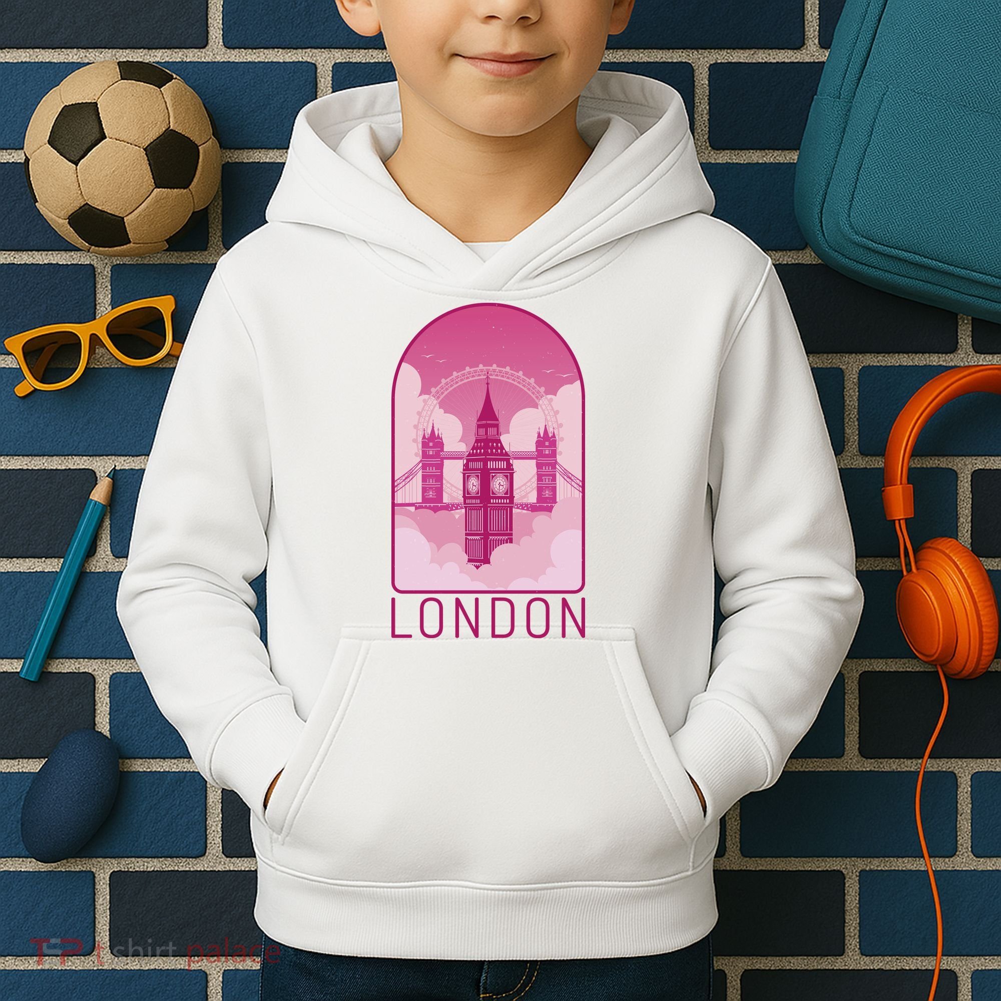 London Landmark Kids Hoodie