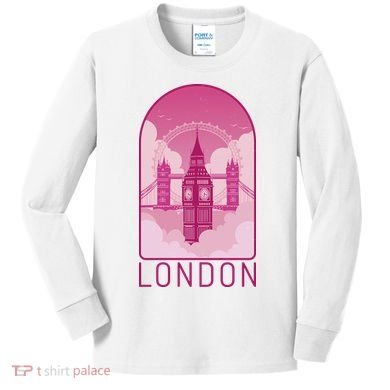 London Landmark Kids Long Sleeve Shirt