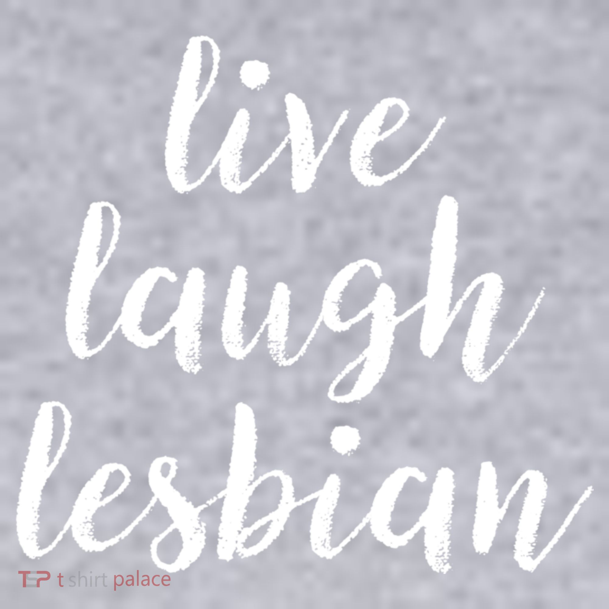 Live Laugh Lesbian Women's Racerback Cropped Tank
