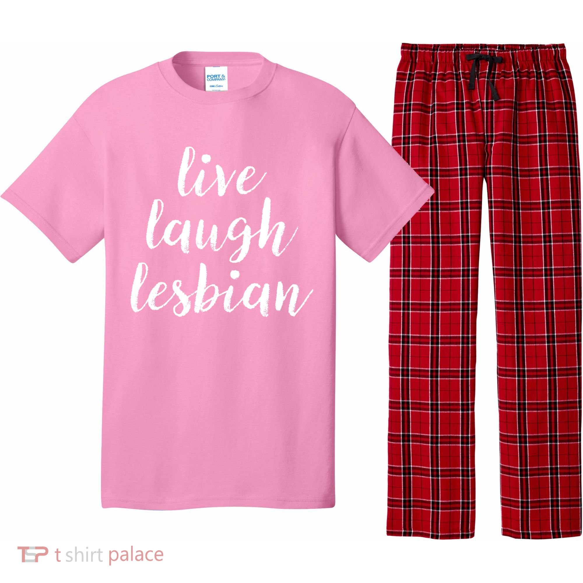 Live Laugh Lesbian Pajama Set