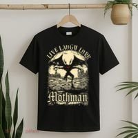 Live. Laugh. Lurk Mothman T-Shirt thumb 2