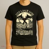 Live. Laugh. Lurk Mothman T-Shirt thumb 3