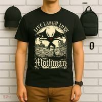 Live. Laugh. Lurk Mothman T-Shirt thumb 6