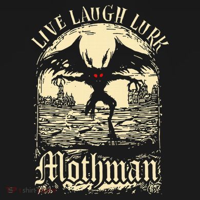Live. Laugh. Lurk Mothman 16 in Basic Backpack