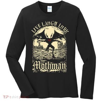 Live. Laugh. Lurk Mothman Women's Long Sleeve Shirt