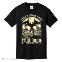 Live. Laugh. Lurk Mothman Kids T-Shirt thumb 0