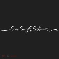 Live Laugh Lesbian Pride Tee Pride Adult Beanie thumb 2