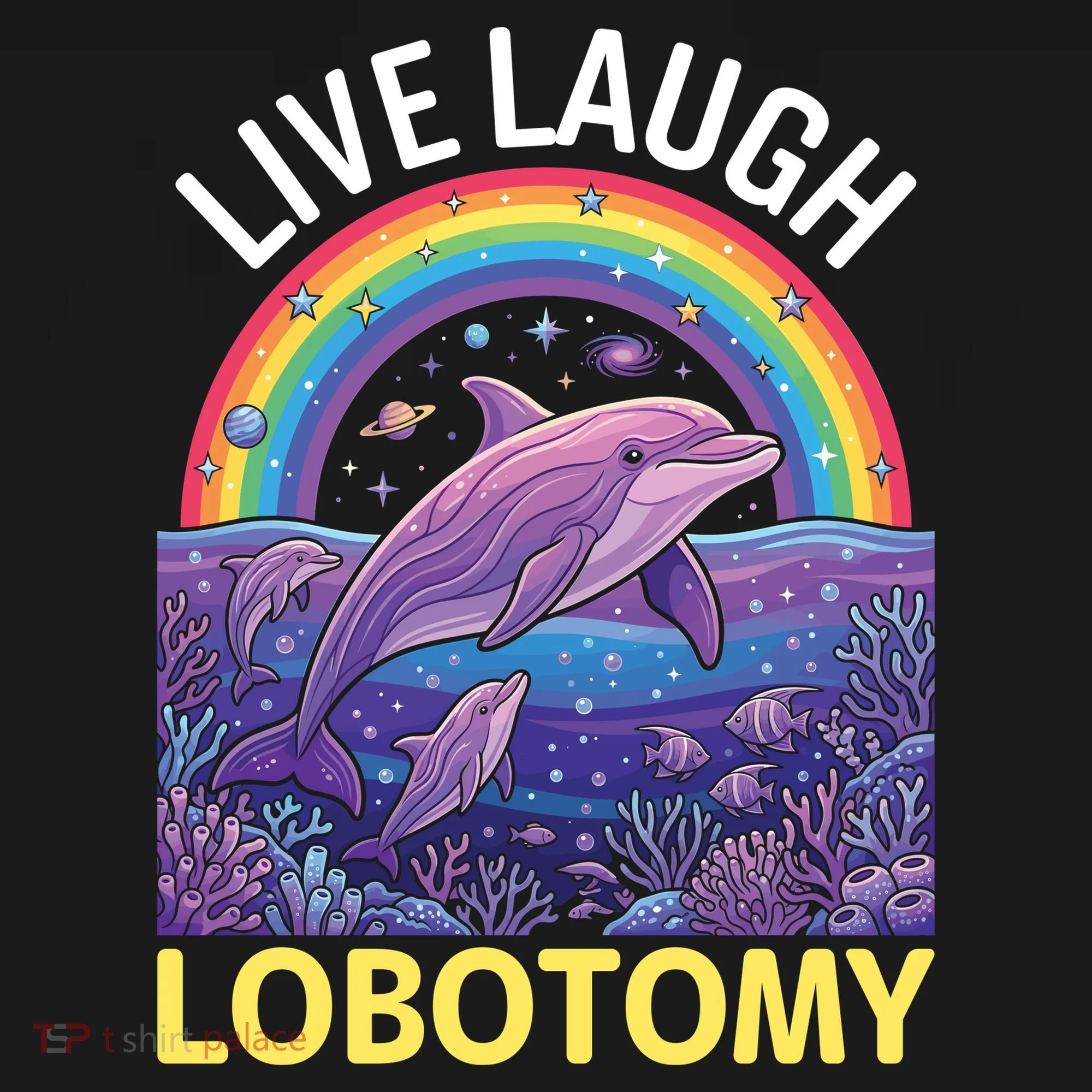Live Laugh Lobotomy Doggie Tank