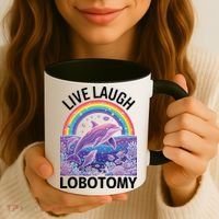 Live Laugh Lobotomy Coffee Mug thumb 3