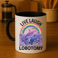 Live Laugh Lobotomy Coffee Mug thumb 4