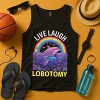 Live Laugh Lobotomy Tank Top thumb 4