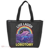 Live Laugh Lobotomy Tote Bag thumb 0