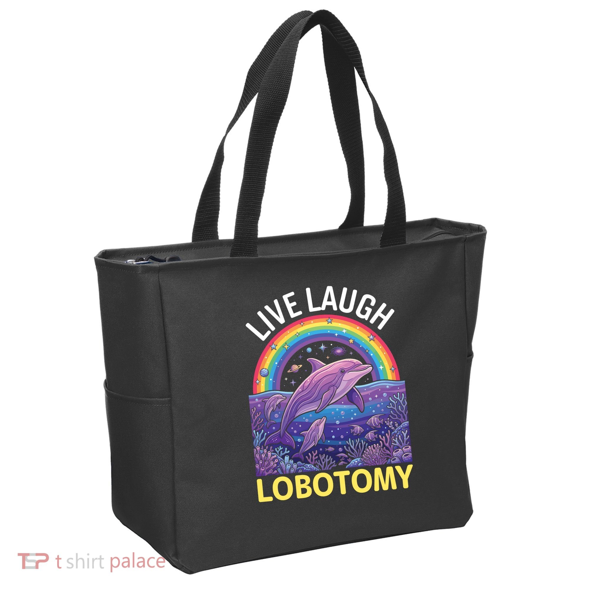 Live Laugh Lobotomy Tote Bag