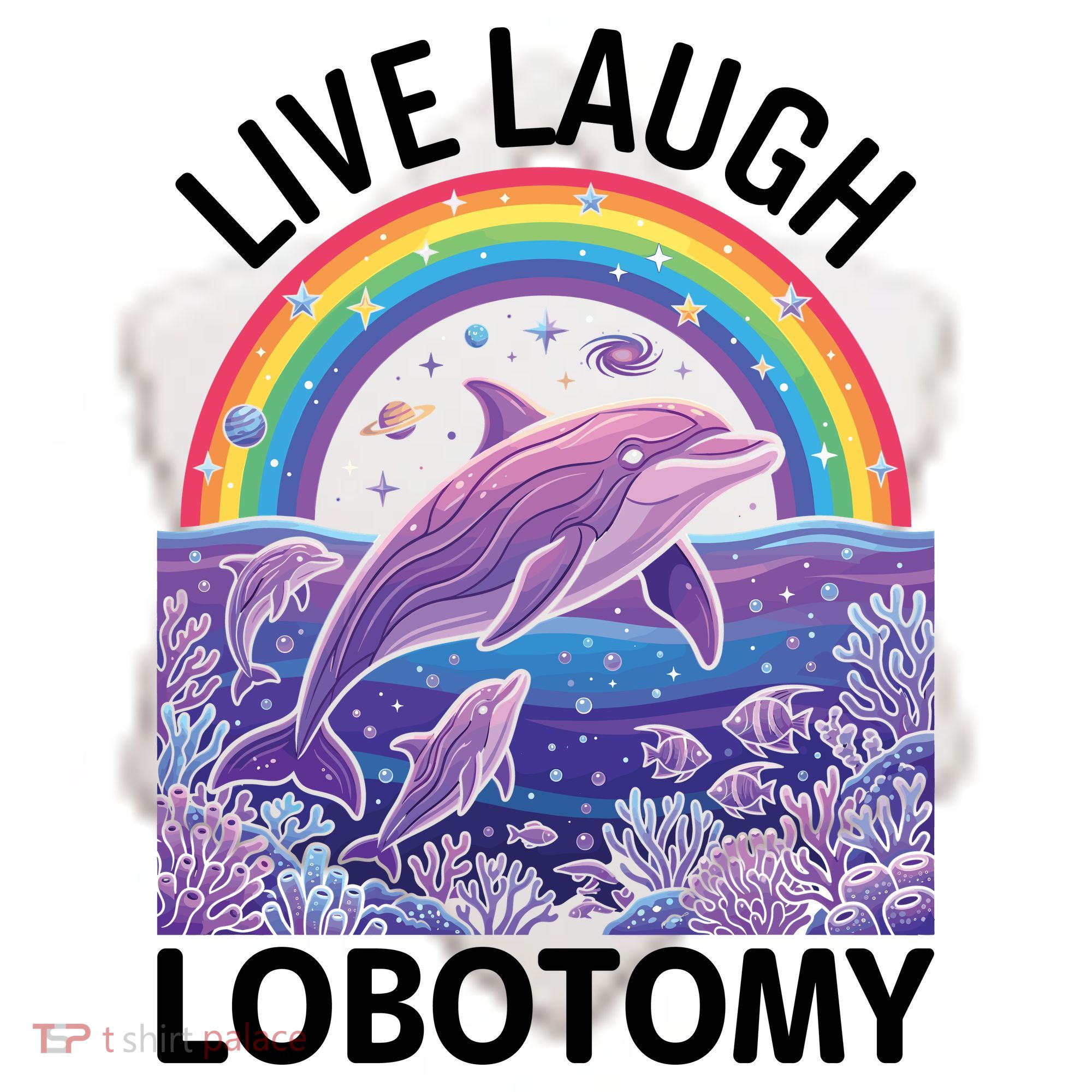 Live Laugh Lobotomy Ceramic Ornament