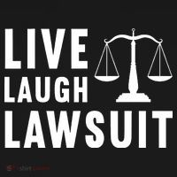 Live Laugh Lawsuit Litigator Lawyer Attorney Mousepad thumb 1