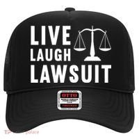 Live Laugh Lawsuit Litigator Lawyer Attorney Hat thumb 0