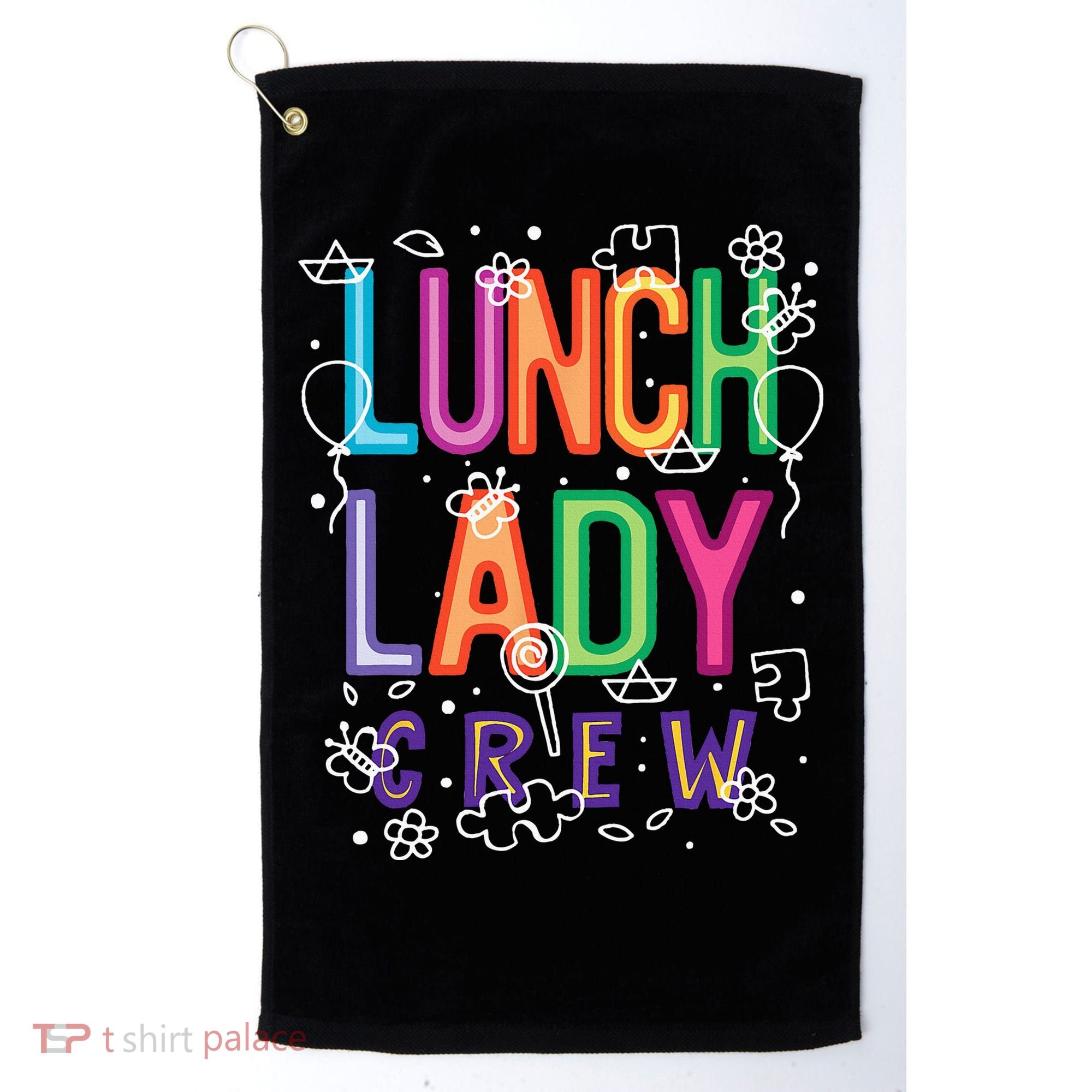 Lunch Lady Golf Towel