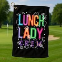 Lunch Lady Golf Towel thumb 1