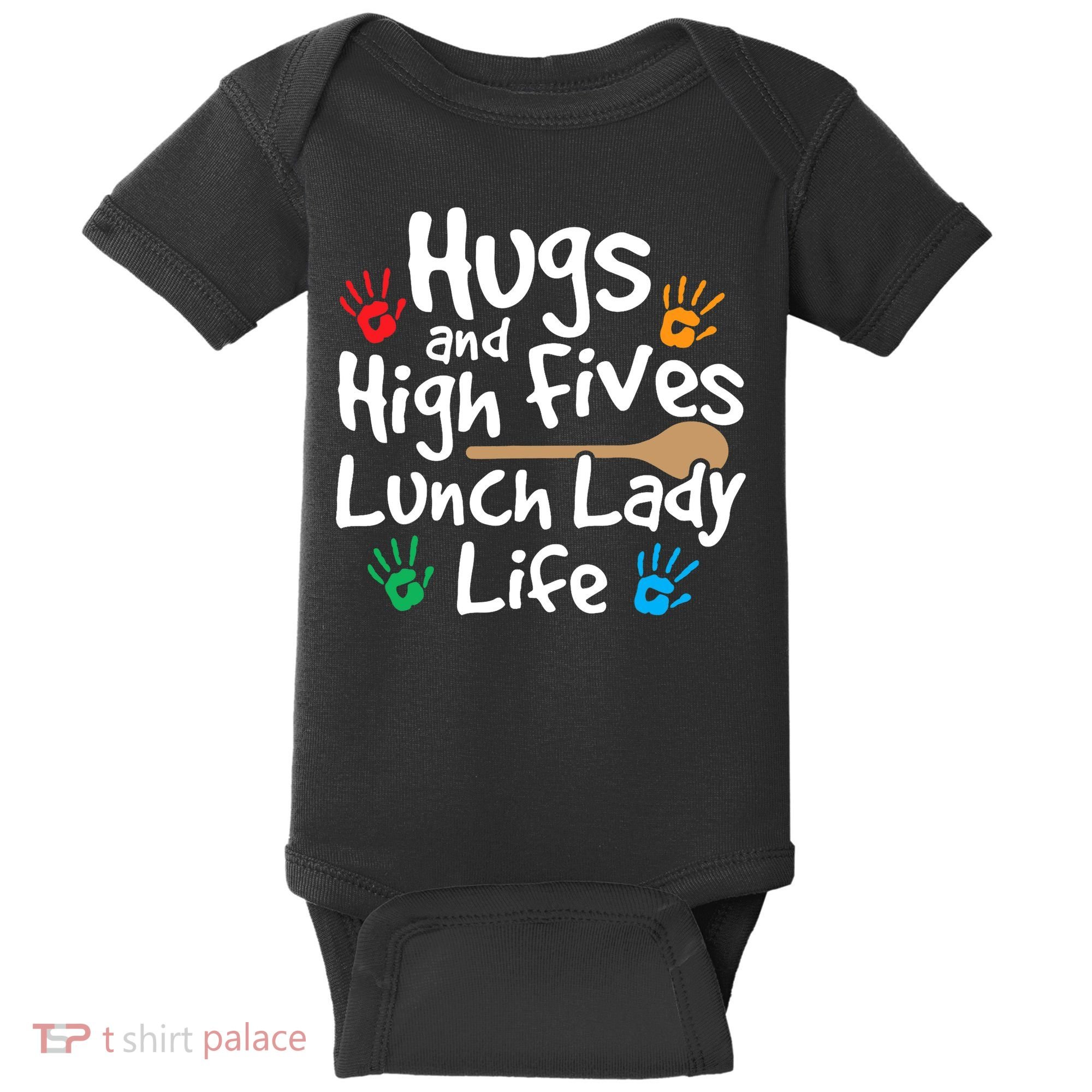 Lunch Lady Life Cafeteria Worker Costume - Lunch Lady Baby Bodysuit
