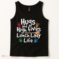 Lunch Lady Life Cafeteria Worker Costume - Lunch Lady Tank Top thumb 2