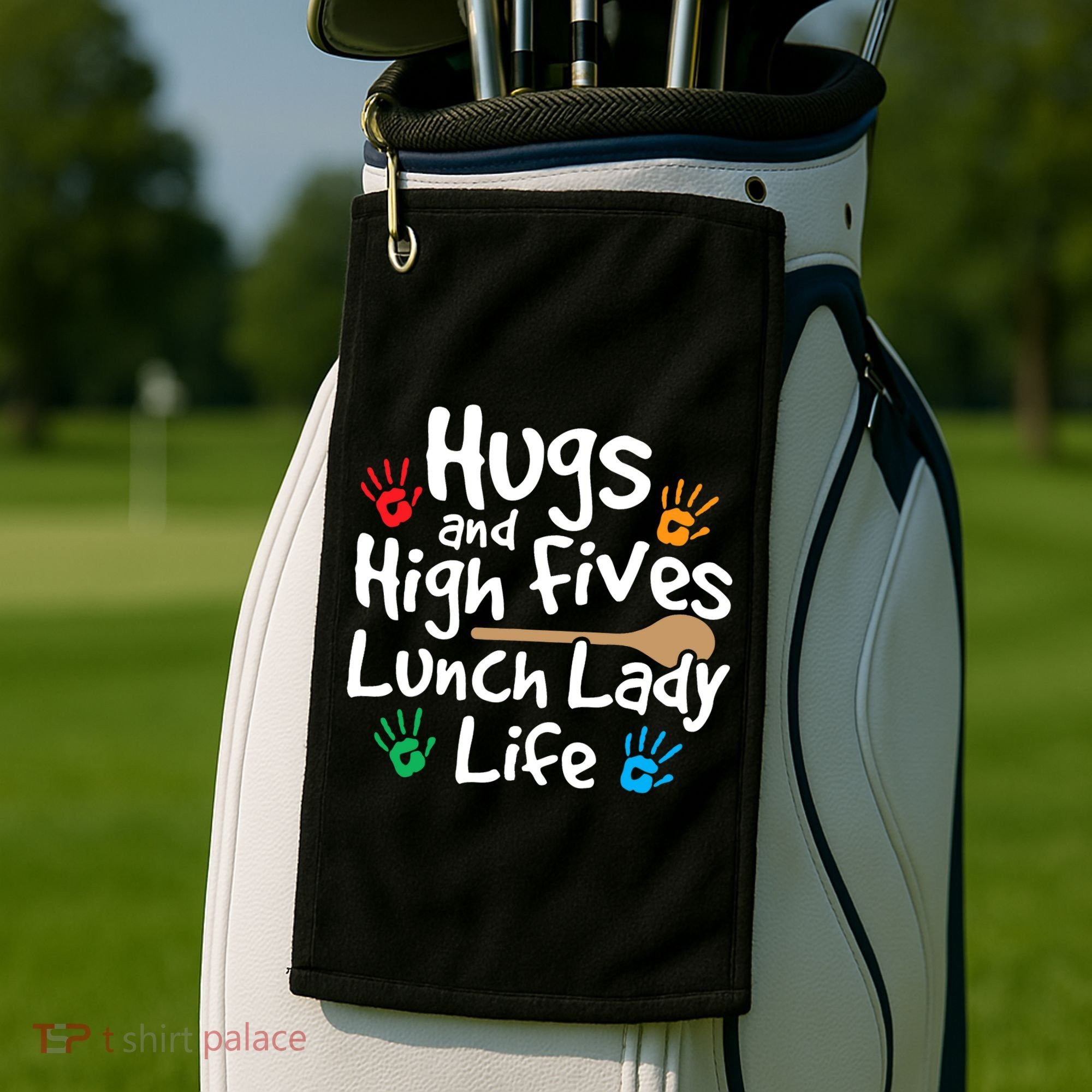 Lunch Lady Life Cafeteria Worker Costume - Lunch Lady Golf Towel