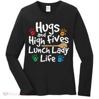 Lunch Lady Life Cafeteria Worker Costume - Lunch Lady Women's Long Sleeve Shirt thumb 0