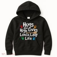 Lunch Lady Life Cafeteria Worker Costume - Lunch Lady Kids Hoodie thumb 0