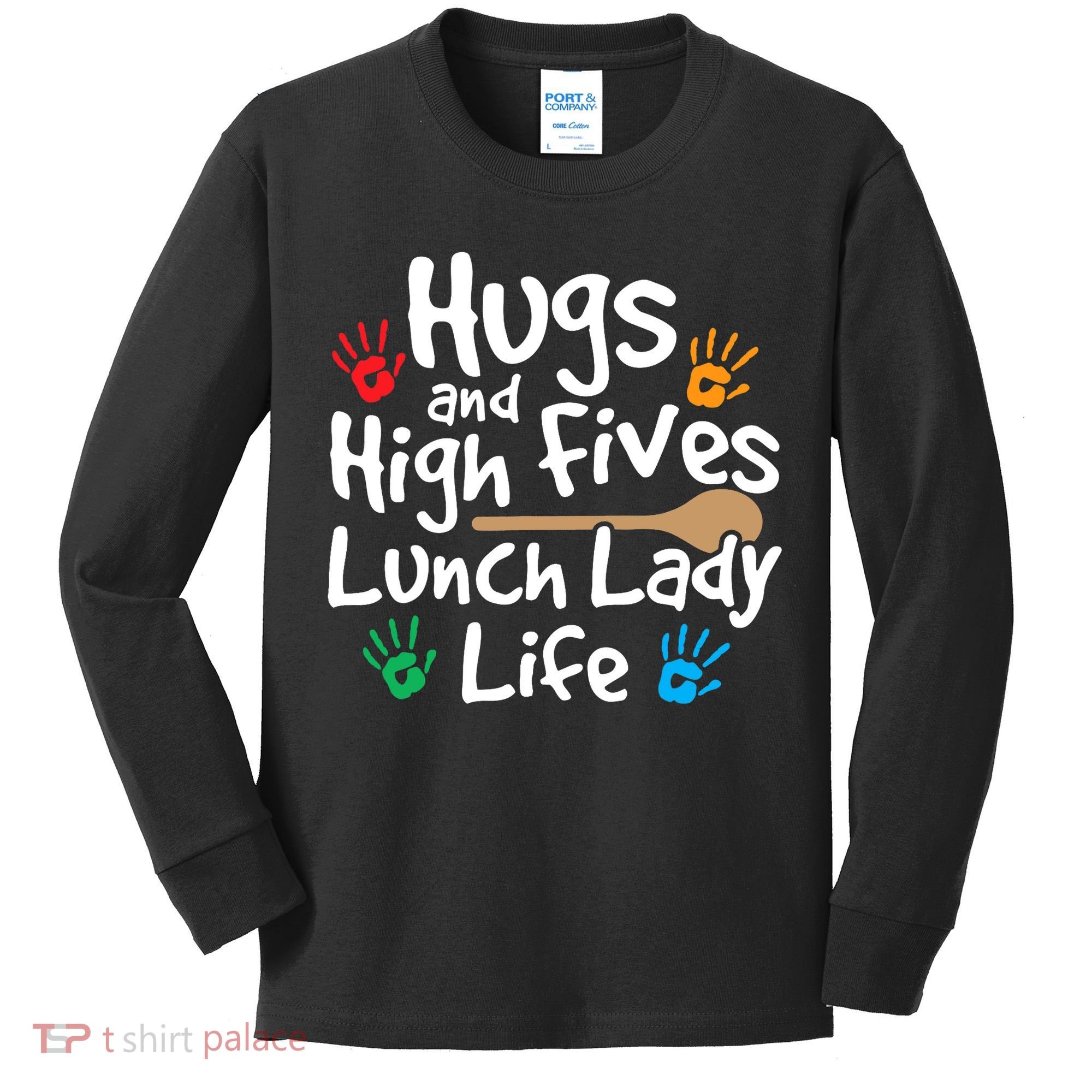 Lunch Lady Life Cafeteria Worker Costume - Lunch Lady Kids Long Sleeve Shirt