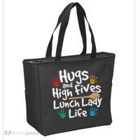 Lunch Lady Life Cafeteria Worker Costume - Lunch Lady Tote Bag thumb 2