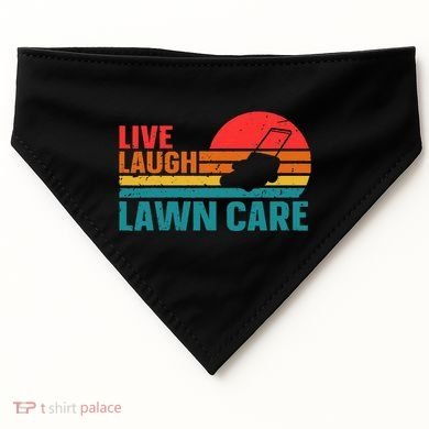 Live Laugh Lawn Care USA-Made Doggie Bandana