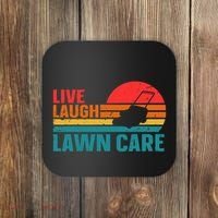 Live Laugh Lawn Care Coaster thumb 0