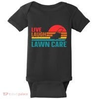 Live Laugh Lawn Care Baby Bodysuit thumb 0