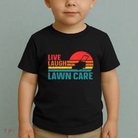 Live Laugh Lawn Care Toddler T-Shirt thumb 2