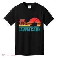 Live Laugh Lawn Care Kids T-Shirt thumb 0