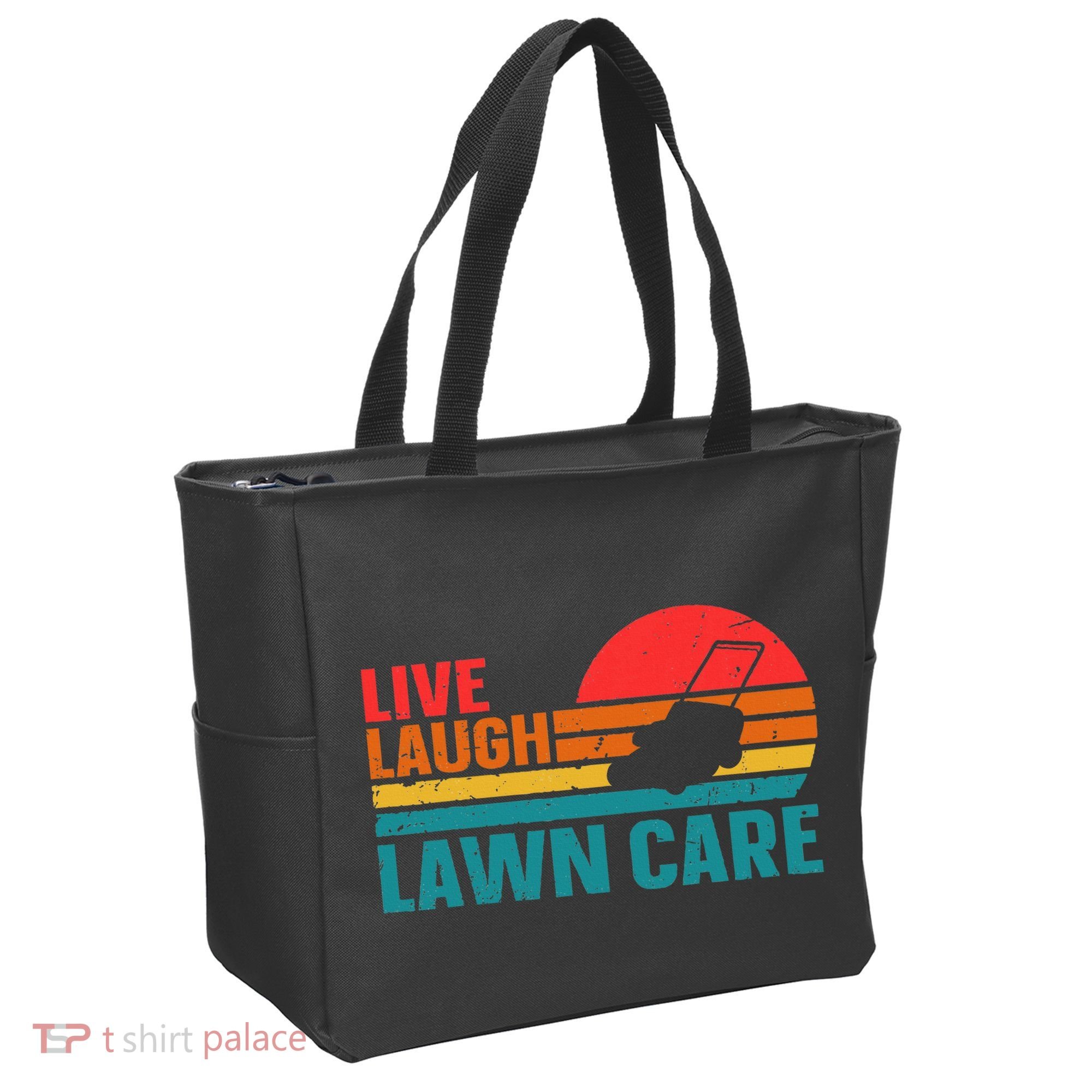 Live Laugh Lawn Care Tote Bag
