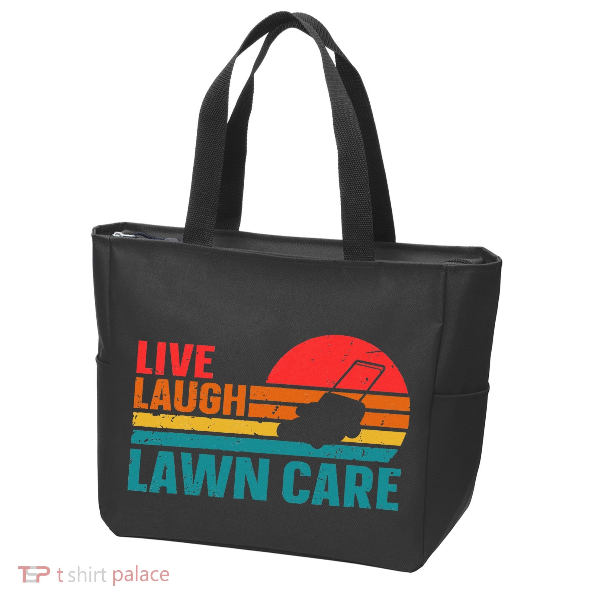 Live Laugh Lawn Care Tote Bag