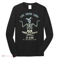 Live Laugh Leave Me Alone So I Can Dissociate In Peace Long Sleeve Shirt thumb 0