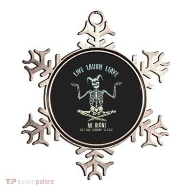 Live Laugh Leave Me Alone So I Can Dissociate In Peace Ornament