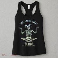 Live Laugh Leave Me Alone So I Can Dissociate In Peace Women's Tank Top thumb 3