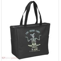 Live Laugh Leave Me Alone So I Can Dissociate In Peace Tote Bag thumb 2