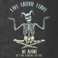Live Laugh Leave Me Alone So I Can Dissociate In Peace Women's Hoodie thumb 2