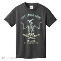 Live Laugh Leave Me Alone So I Can Dissociate In Peace Kids T-Shirt thumb 0